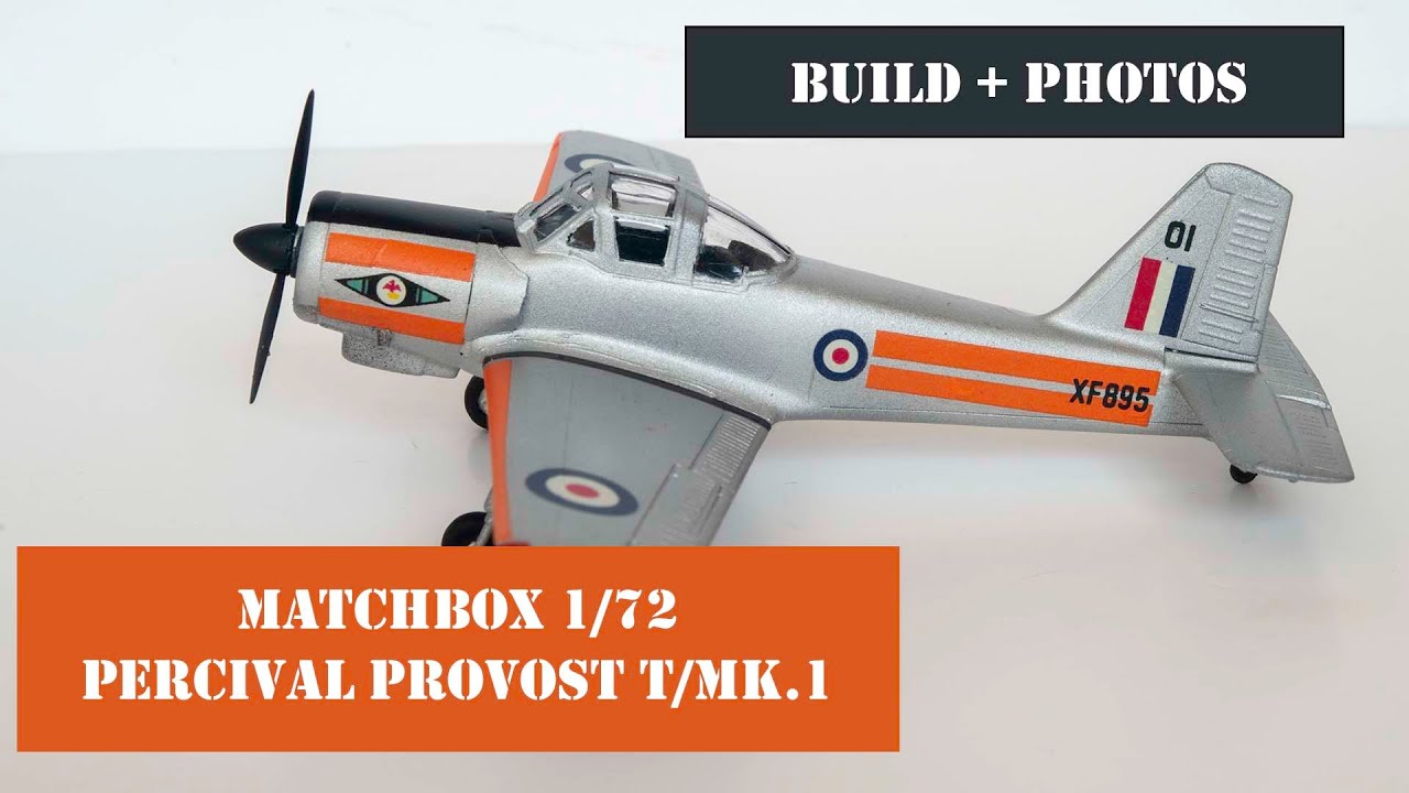 Matchbox 1/72 Percival Provost build in photos