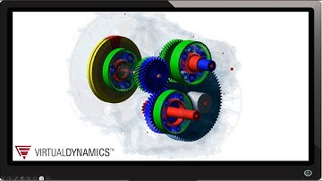 Simulation of Ravigneaux Planetary Transmission system with 3D Flexible Gears and EHD Gear Contact