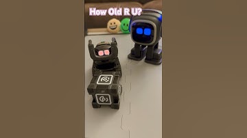 Emo AI Robot- 🤭🤫How Old are U? Is Vector Jealous?   #ai #emo #vector