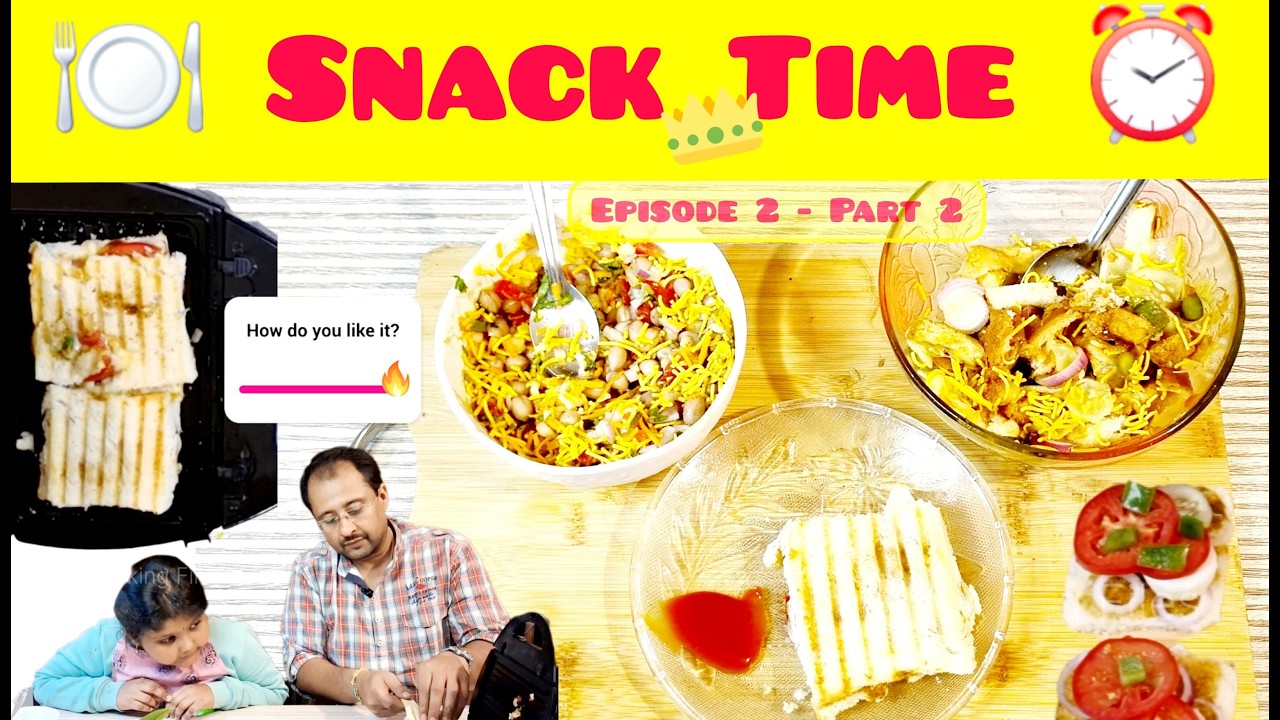 ಸುಲಭವಾಗಿ ಸ್ಯಾಂಡ್ವಿಚ್ ಅನ್ನು ಮನೆಯಲ್ಲಿ ಮಾಡಿಕೊಳ್ಳಿ Dad & Daughter Fireless Cooking | Ep 2 Pt 2