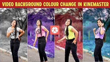 Video Background Colour Change In Kinemaster | Colour Grading Video In Android | Kinemaster Tutorial