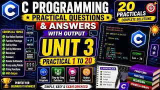 Details UNIT 3 C Programming | FYBSc Computer Science | FYBSc Data Science | FYBSc AI & ML News