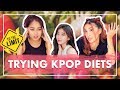 Non-KPOP Fans Try KPOP Diets For A Week