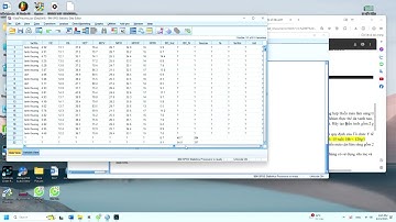 Thực Hành phần mềm SPSS : Mã hóa biến số RECODE, Công cụ Compute, Cout,