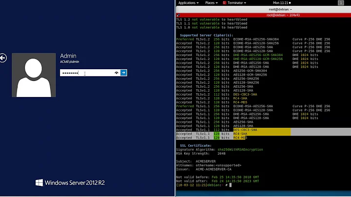 Disable Weak Ciphers (RC4 & TripleDES) Windows Server 2012