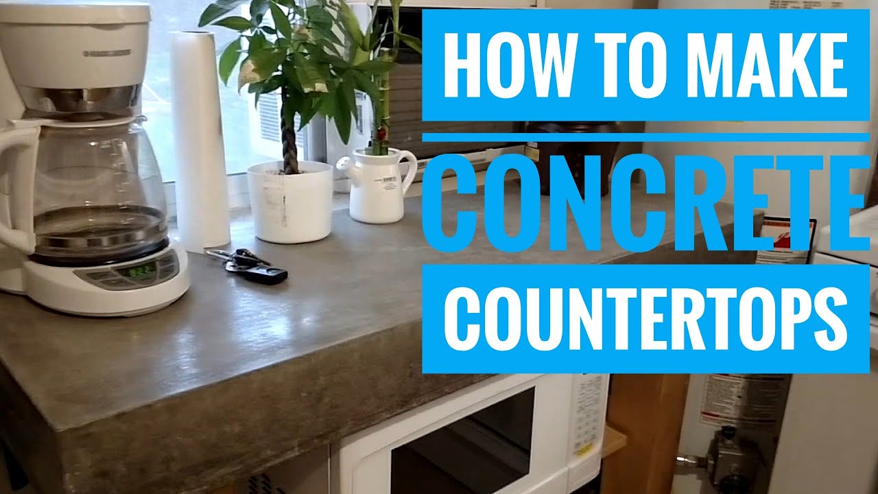 How to make Concrete Countertops YouTube