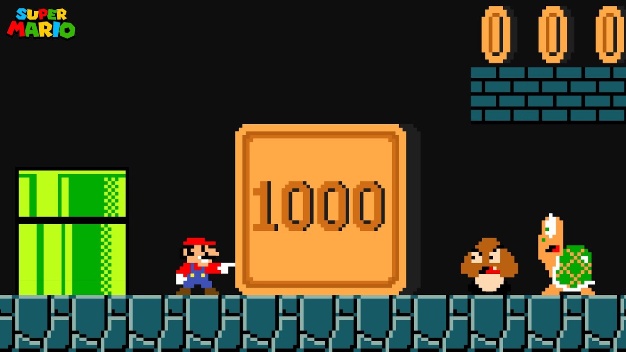 When Mario Touches Something, it Turns Into a Square...