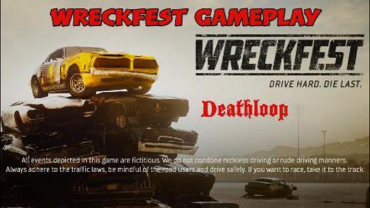 Wreckfest Deathloop Gameplay - 2 Views - PS5 4K HDR - YouTube