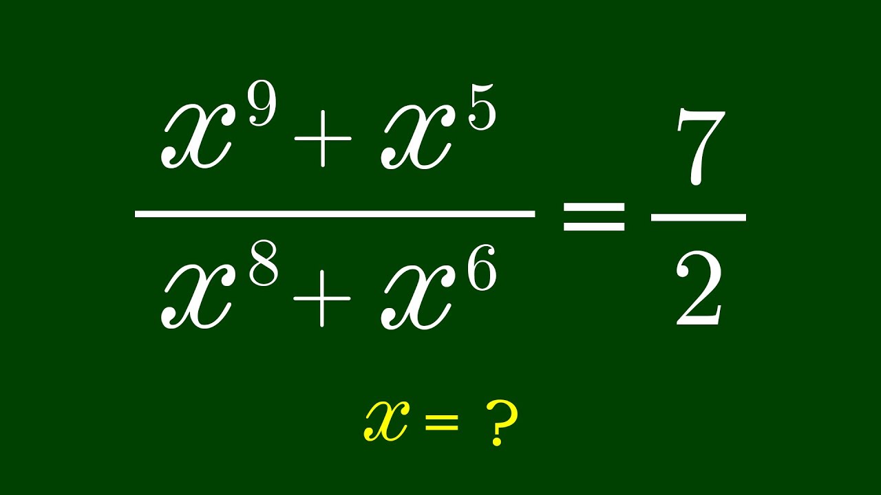 A Nice Algebra Problem | Math Olympiad | Solve for x values