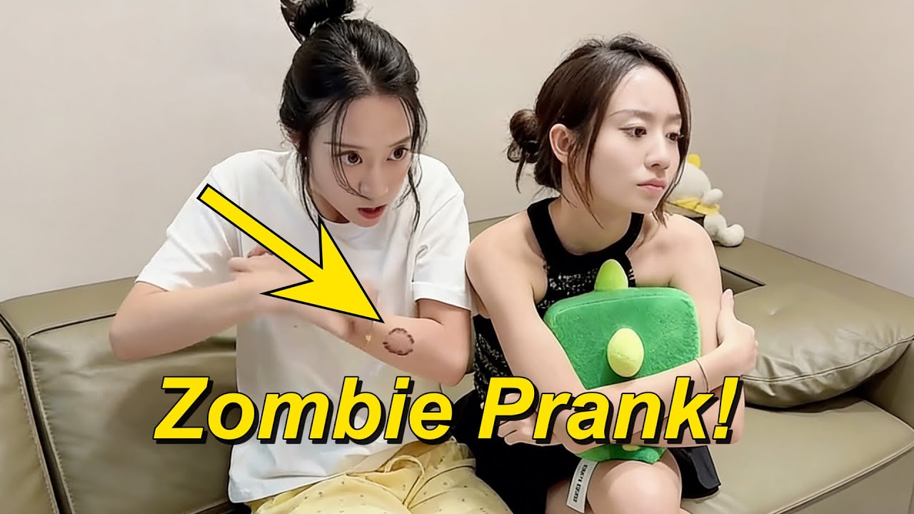 Я притворилась зомби! Моя сестра-близняшка впала в панику!