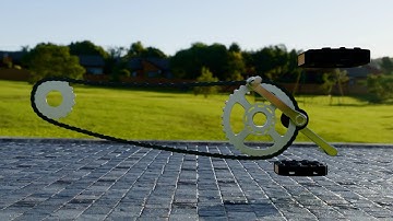 Chain Drive Mechanism 🚲#bike #mechanical #animation