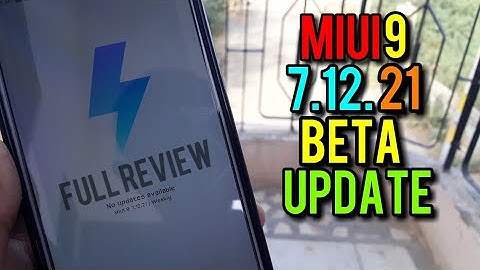 MIUI 9 (7.12.21) WEEKLY UPDATE || BLOCK HATE MESSAGES - (HINDI)