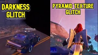 Weird Darkness Glitch And Pyramid Texture Glitch In Fortnite Battle Royale