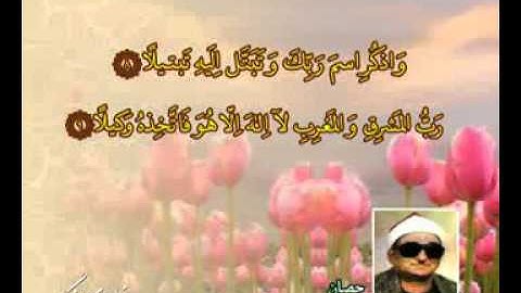 تلاوت زیبای آیات 8و9سوره مبارکه مزمل توسط 4 قاری مشهور