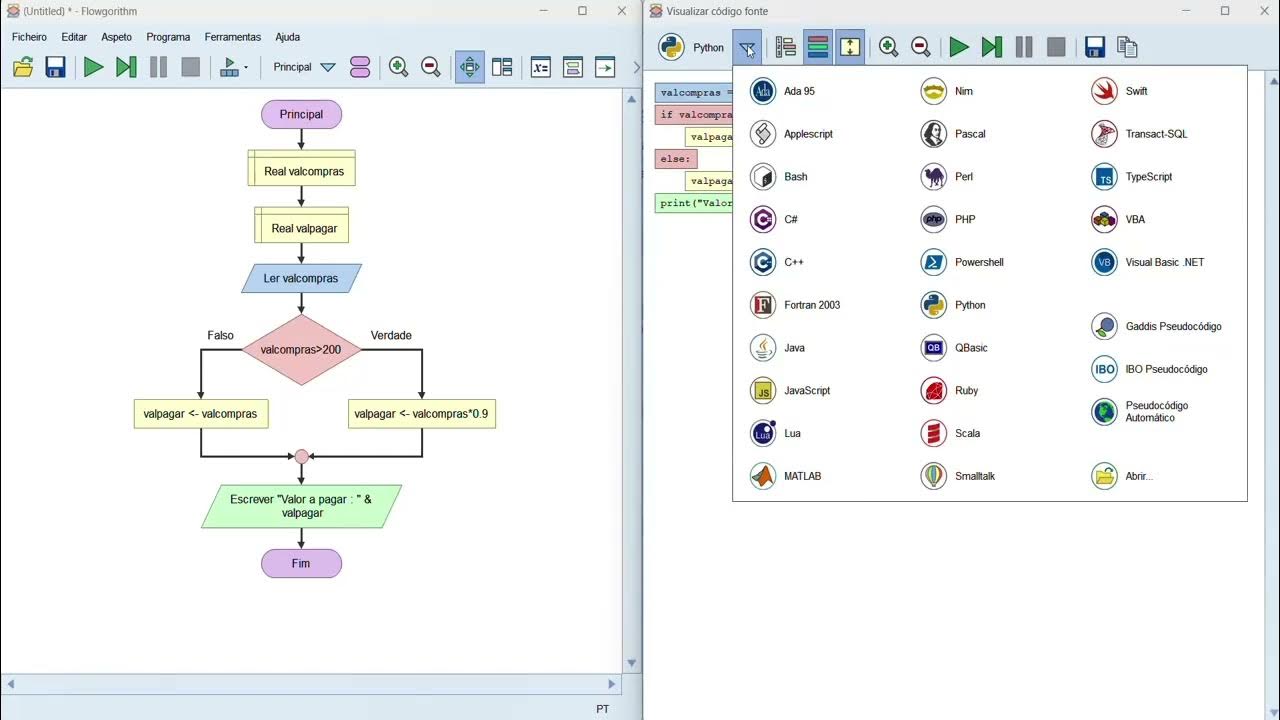 Vídeos formativos sobre Flowgorithm - YouTube