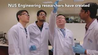 NUS Engineering researchers have created a novel water absorbing gel