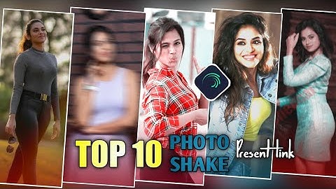 Top 10 trending photo shake effects present link |  alight motion tutorial | mk creation
