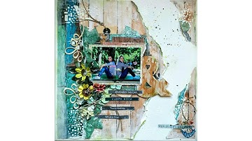 Virág Réti - Mixed Media Scrapbook Tutorial - #3 - "Today is the day"