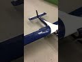 Hobby model plane with gas engine shorts