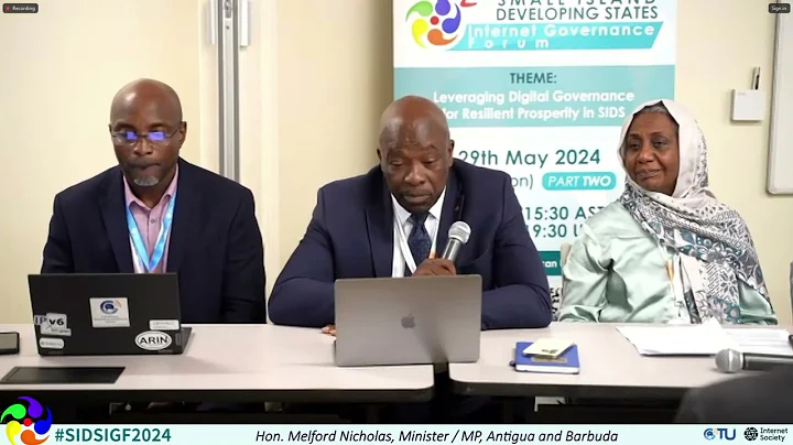 SIDS IGF 2024 10 - Opening Remarks -  Hon. Melford Nicholas