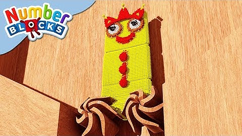 NUMBERBLOCK | Bad Day for Three | Shredding Simulation