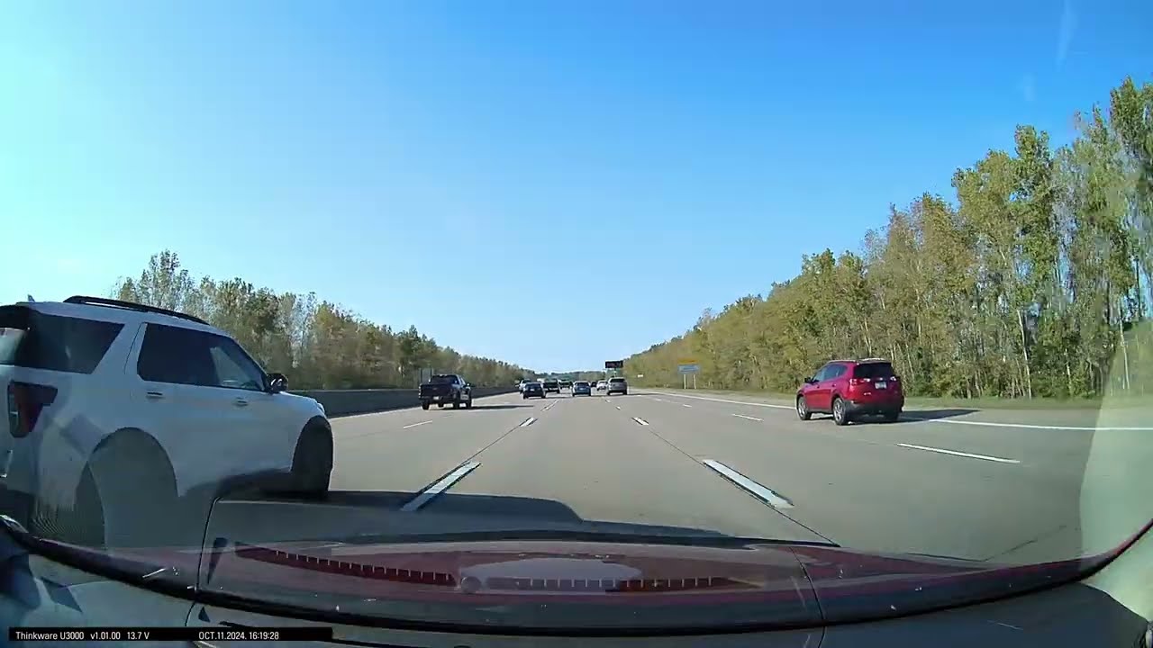 driver view MO Hwy. 364 west from MO Hwy. 141 to Muegge Rd. in greater St. Louis, MO on 10/11/24