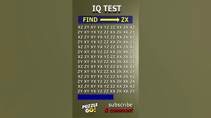 Find ZX, where? | Brain Teaser IQ Test #shorts #different #puzzles #opticalillusion