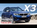 BMW X3 Facelift 2021 or 2022 with G01 LCI Changes in Renders based on M40i M-Sport Model or iX3