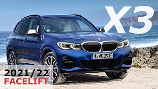 BMW X3 Facelift 2021 or 2022 with G01 LCI Changes in Renders based on M40i M-Sport Model or iX3