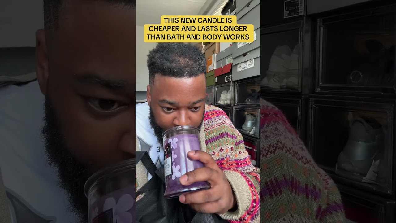 THIS NEW CANDLE IS CHEAPER AND LASTS LONGER THAN BATH AND BODY 