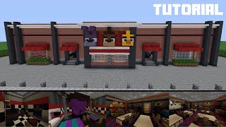 Minecraft Tutorial: How To Build Freddy Fazbear's Pizza Restaurant (Part 1) screenshot 4