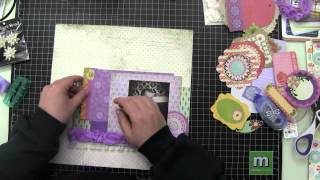 Process Video 89: Scrapbook Layout: Miss C @GinaBeth