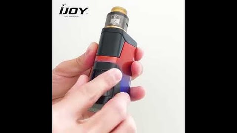 Close look at IJOY Capo 216 squonk mod |Dual 20700/18650 squonk mod | Elegomall |