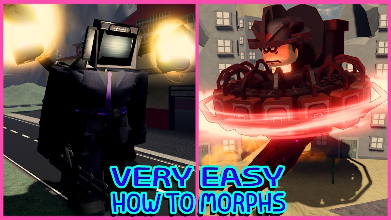 Обновление Roblox - [REWORK, POLY] Как превращаться в морфов в Skibidi RP от Degetic