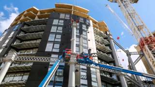 Installation of a Gasholders London column