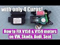 TUTORIAL: How to FIX / REPAIR V158 & V159 / G220 actuator motor temperature flap control with 4 €uro