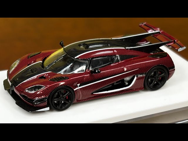 9L-012 LMLF MODEL 1/64 ケーニグセグ ONE:1 Koenigsegg One:1 by LMLF Models 1/64! (Silver and Orange) - YouTube