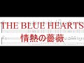 THE BLUE HEARTS - 情熱の薔薇 ［Guitar & Bass Tab］