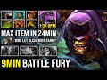 This HAPPEN When Alchemist Get 9Min Battle Fury | Jungle God 1v5 Unkillable 24Min Max Items DotA 2