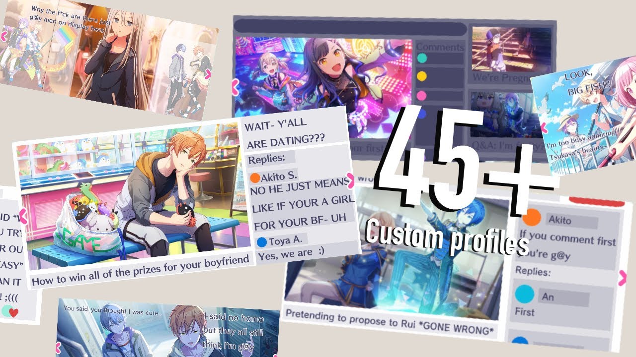 Project SEKAI but I’m addicted to making custom profiles YouTube