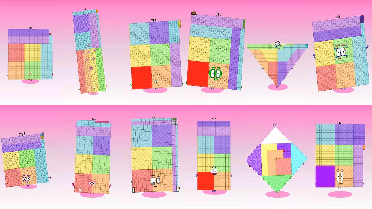 Sprunki OC Numberblocks 751 to 762 | Incredibox Compilation #sprunki #incredibox #numberblocks