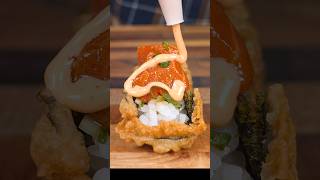 Snack vs Xbox 360 Tiny Tempura Sushi Taco Treasure!🌮 #shorts #crunchy #sushi #snacks