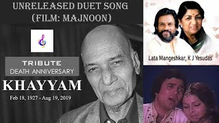 RARE Song of LATA Yesudas | KHAYYAM | Unreleased Film MAJNOON | RAJESH Khanna | RAKHI | SHARE & SUB