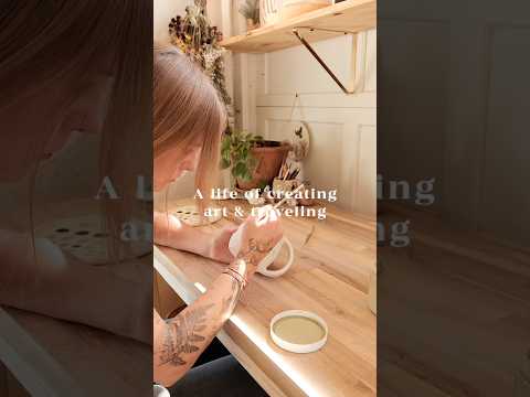 Creating art and traveling