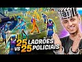 POLÍCIA vs LADRÃO NO FREE FIRE!!! QUEM GANHOU?