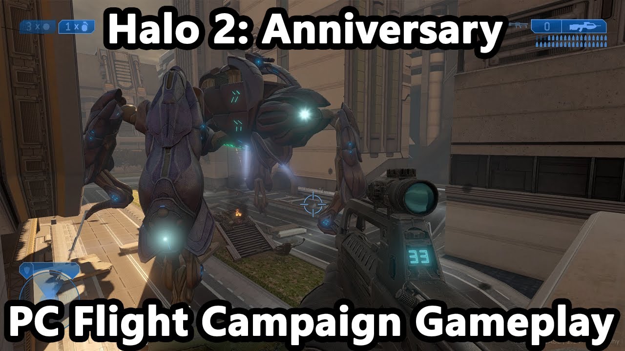 Halo 2 Anniversary - PC Flight Campaign Gameplay