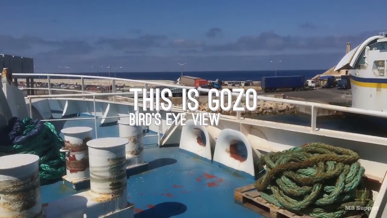 This is Gozo, Bird's eye view