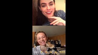 Instagram Live Lili Reinhart and Charli Howard | TW self harm | talking about body positivity