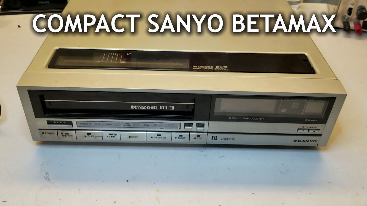 1984 Sanyo Beta VCR Repair Pt.1 (Model VCR3) YouTube