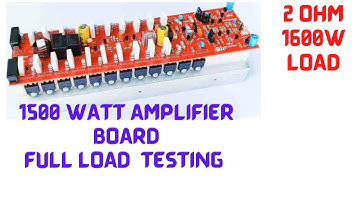 1500 watt amplifier board full load testing🤠